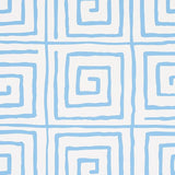 Schumacher Trousdale Aqua Wallpaper