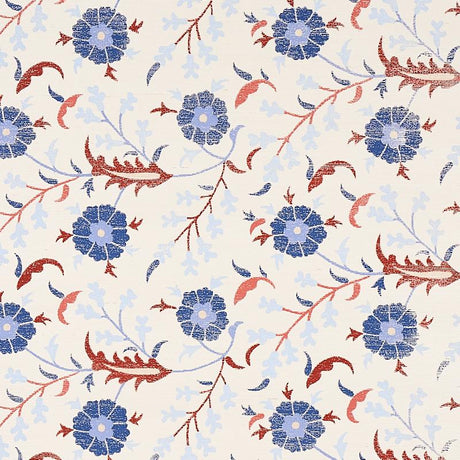 Schumacher Floralia Sisal Parchment Wallpaper