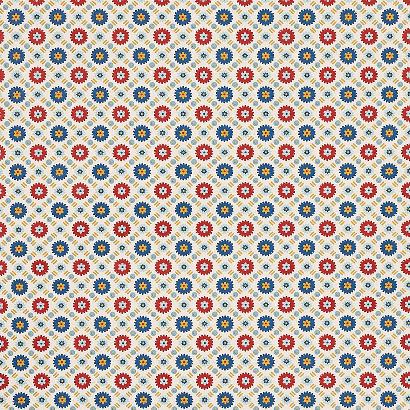 Schumacher Larissa Ivory Wallpaper