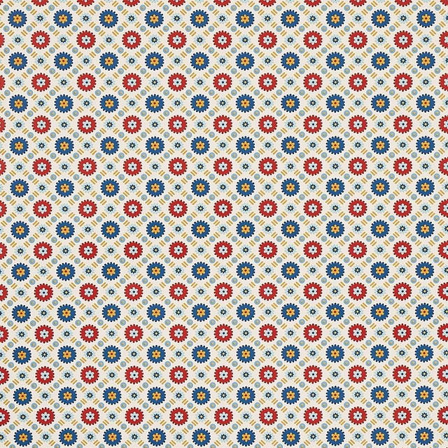 Schumacher Larissa Ivory Wallpaper