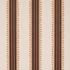 Schumacher Etruscan Stripe Brown Wallpaper
