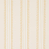 Schumacher Etruscan Stripe Ivory & Ochre Wallpaper