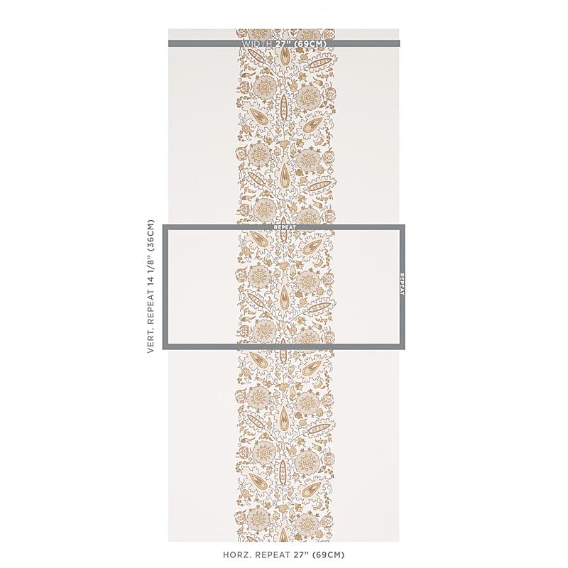 Schumacher Anatolia Natural Wallpaper