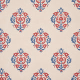 Schumacher Constantine Red & Blue Wallpaper