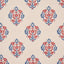 Schumacher Constantine Red & Blue Wallpaper
