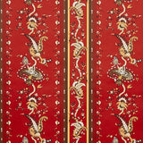 Schumacher Elena Paisley Stripe Pompeii Wallpaper