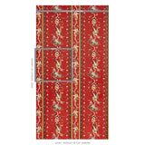 Schumacher Elena Paisley Stripe Pompeii Wallpaper