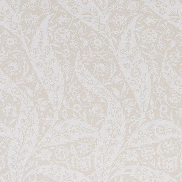 Schumacher Saz Paisley Ivory Wallpaper