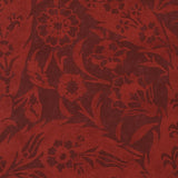 Schumacher Saz Paisley Burgundy Wallpaper