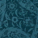 Schumacher Saz Paisley Peacock Wallpaper