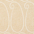 Schumacher Ambala Paisley Sisal Straw Wallpaper