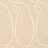 Schumacher Ambala Paisley Sisal Straw Wallpaper