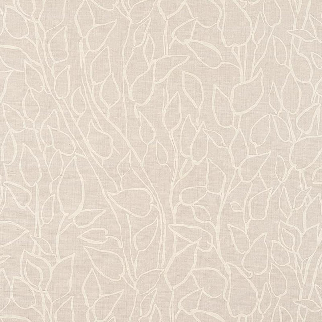 Schumacher Solandra Vine Sisal Grey Wallpaper