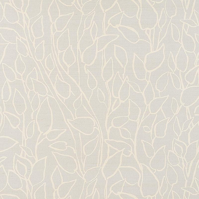 Schumacher Solandra Vine Sisal Sky Wallpaper