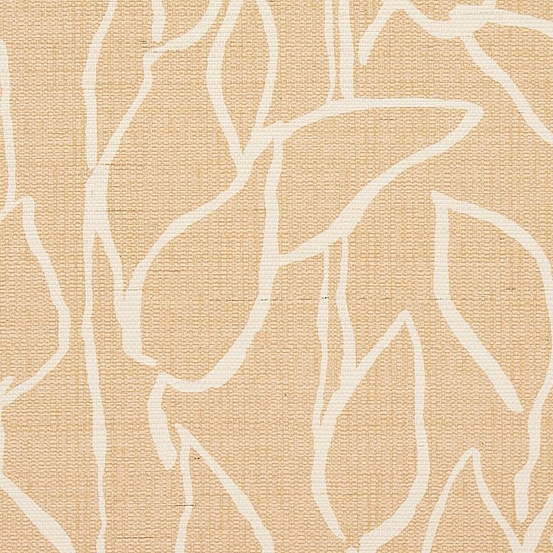 Schumacher Solandra Vine Sisal Straw Wallpaper