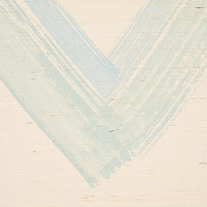 Schumacher Enzo Sisal Blue Wallpaper