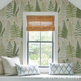 Schumacher Halcott Sisal Forest Wallpaper