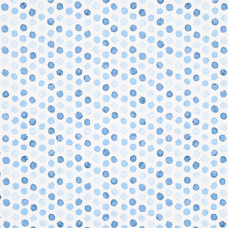 Schumacher Mini Bursts Blues Wallpaper