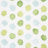 Schumacher Mini Bursts Green & Blue Wallpaper