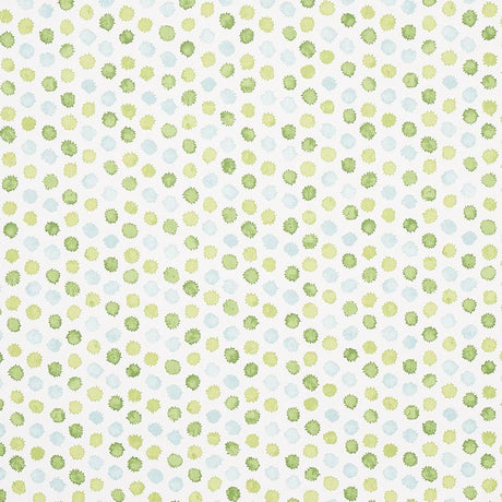Schumacher Mini Bursts Green & Blue Wallpaper