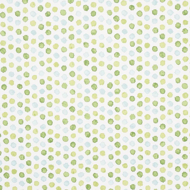 Schumacher Mini Bursts Green & Blue Wallpaper