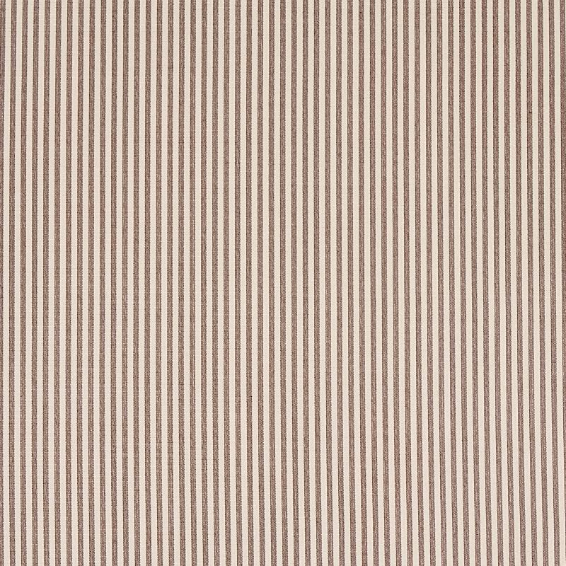 Schumacher Charee Silk Stripe Brown Fabric