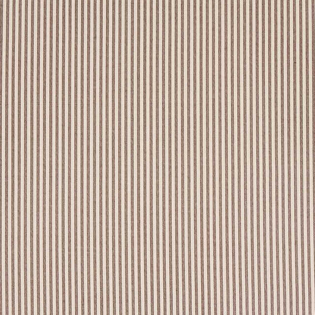 Schumacher Charee Silk Stripe Brown Fabric