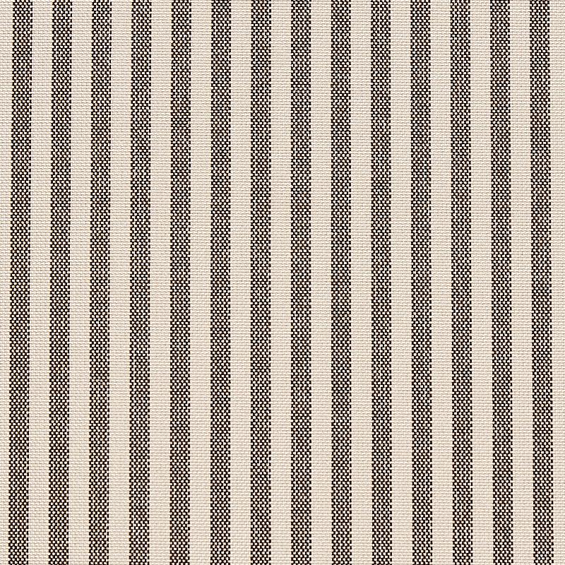 Schumacher Charee Silk Stripe Brown Fabric