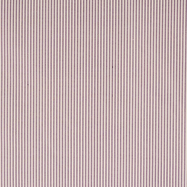 Schumacher Charee Silk Stripe Aubergine Fabric