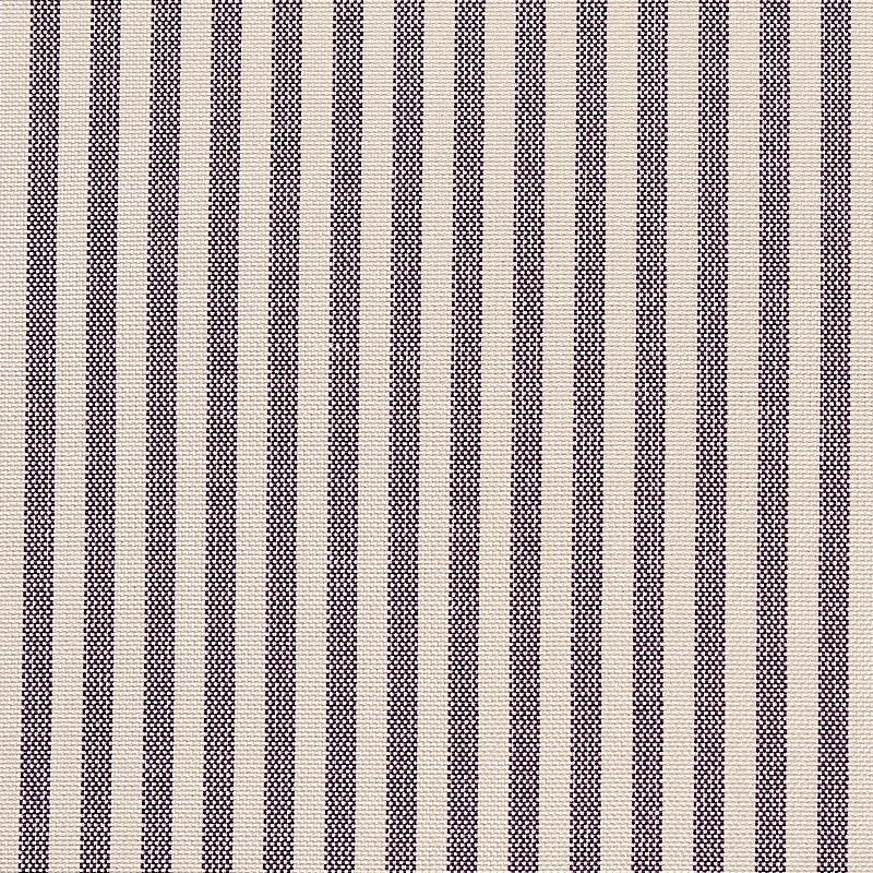 Schumacher Charee Silk Stripe Aubergine Fabric