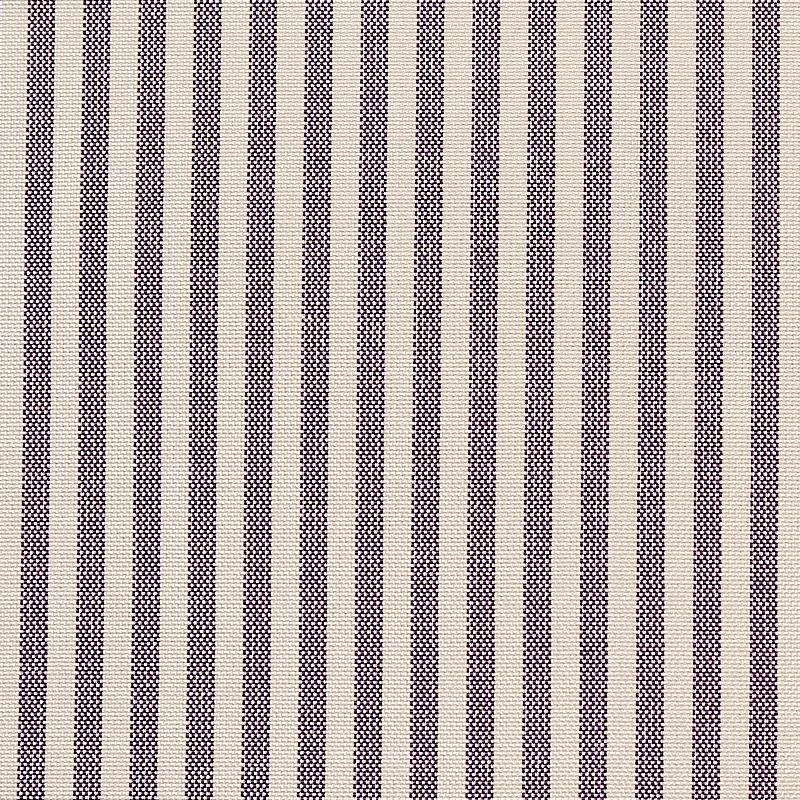 Schumacher Charee Silk Stripe Aubergine Fabric