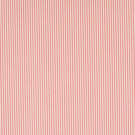 Schumacher Charee Silk Stripe Red Fabric
