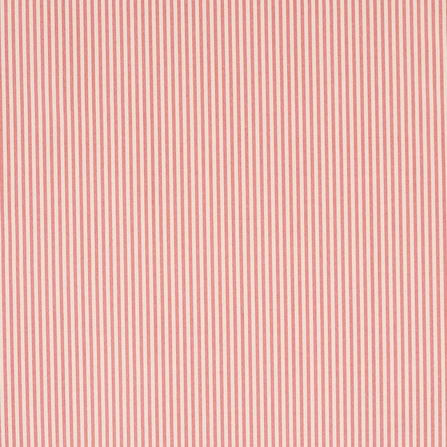 Schumacher Charee Silk Stripe Red Fabric