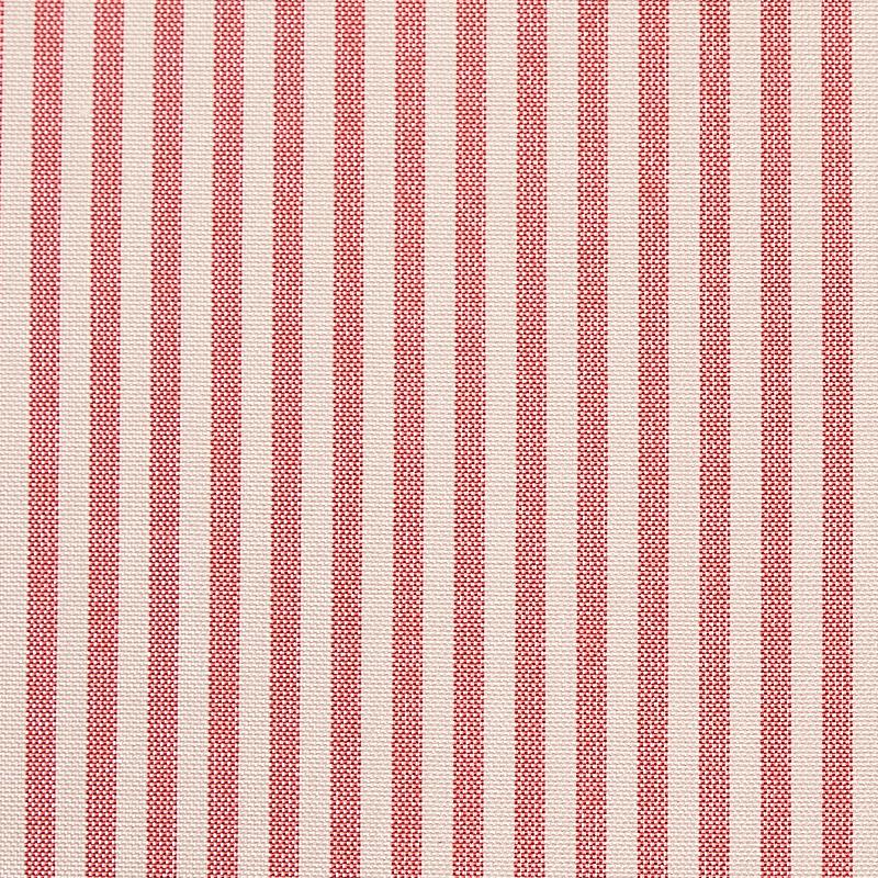 Schumacher Charee Silk Stripe Red Fabric