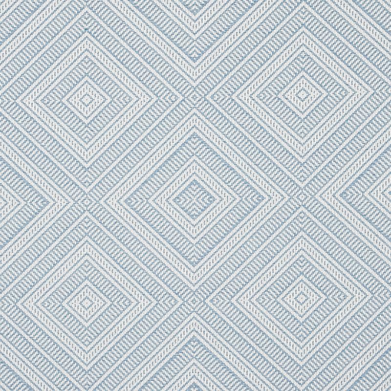 Schumacher Tortola Indoor/Outdoor Sky Fabric