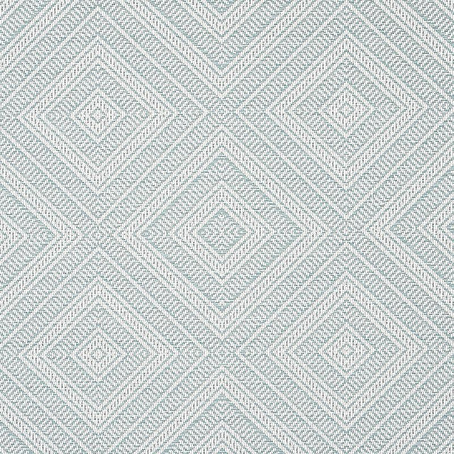 Schumacher Tortola Indoor/Outdoor Aqua Fabric