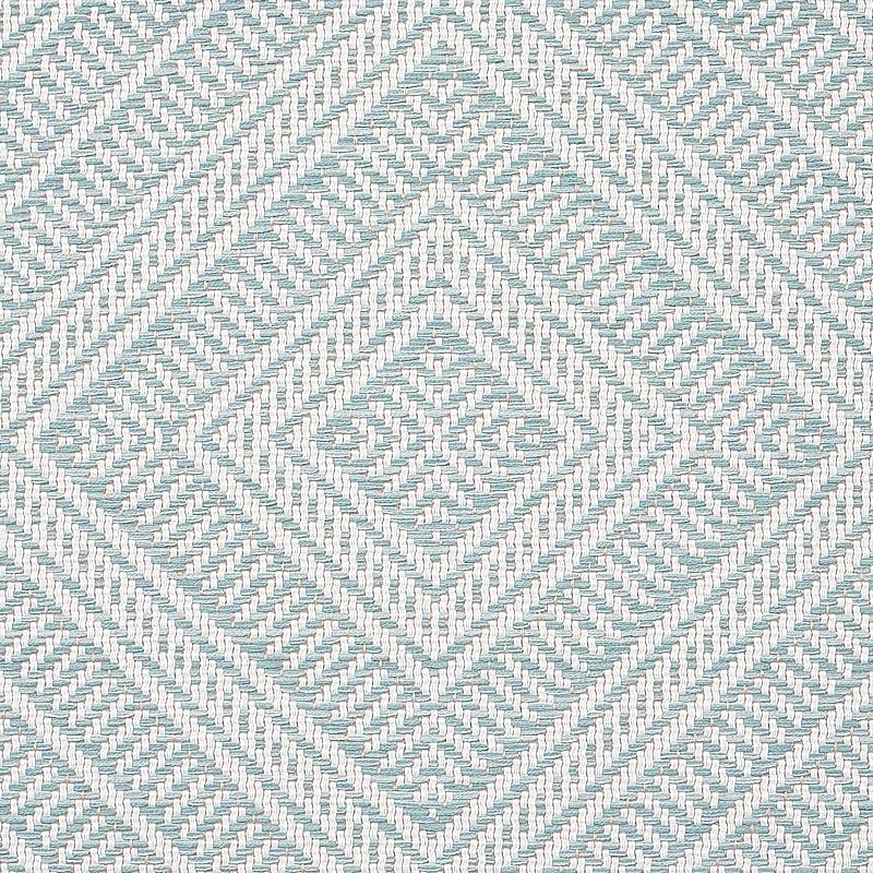 Schumacher Tortola Indoor/Outdoor Aqua Fabric