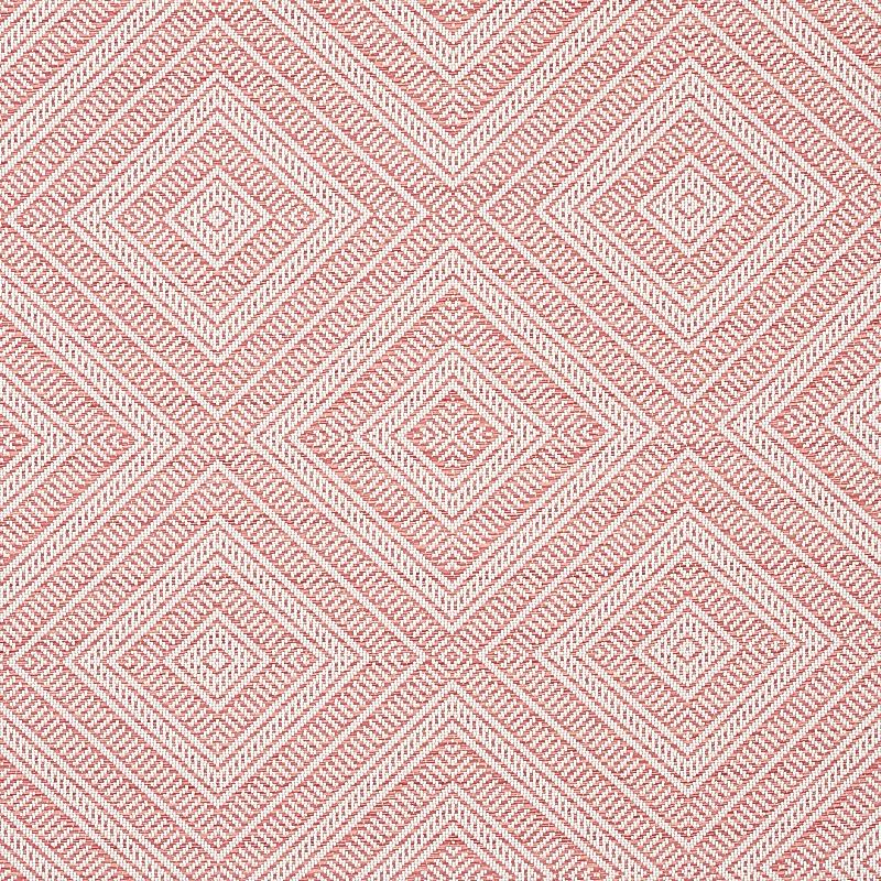 Schumacher Tortola Indoor/Outdoor Coral Fabric
