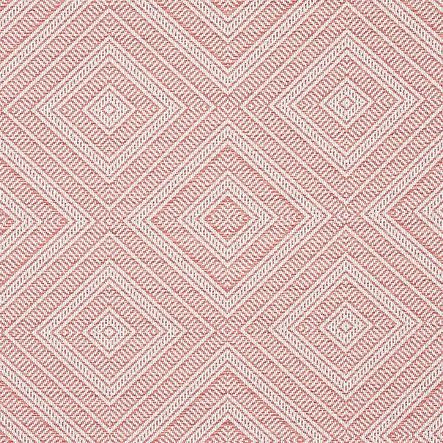 Schumacher Tortola Indoor/Outdoor Coral Fabric