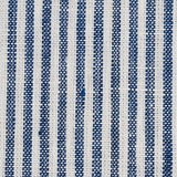 Schumacher Wesley Ticking Stripe Indigo Fabric