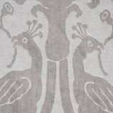 Schumacher Anna Damask Grey Fabric