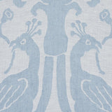 Schumacher Anna Damask Soft Blue Fabric