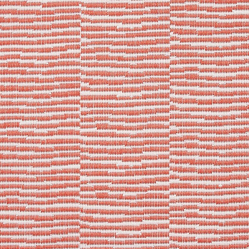Schumacher Promenade Indoor/Outdoor Coral Fabric