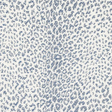 Schumacher Mini Leopard Outdoor Navy Fabric