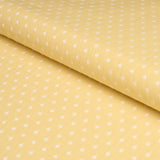 Schumacher Barlow Ivory On Yellow Fabric