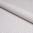 Schumacher Barlow Ivory On Grey Fabric