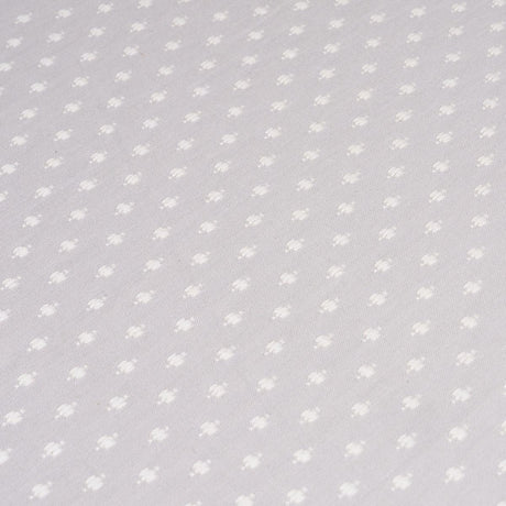 Schumacher Barlow Ivory On Grey Fabric