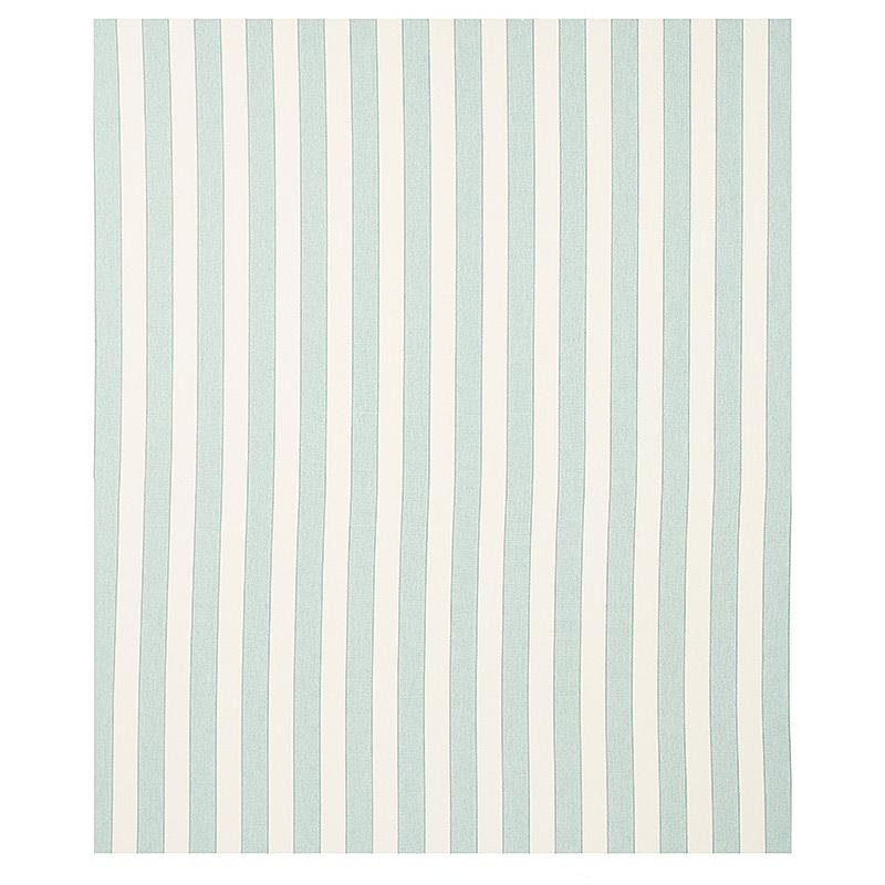Schumacher Blumont Stripe Indoor/Outdoor Aqua Fabric