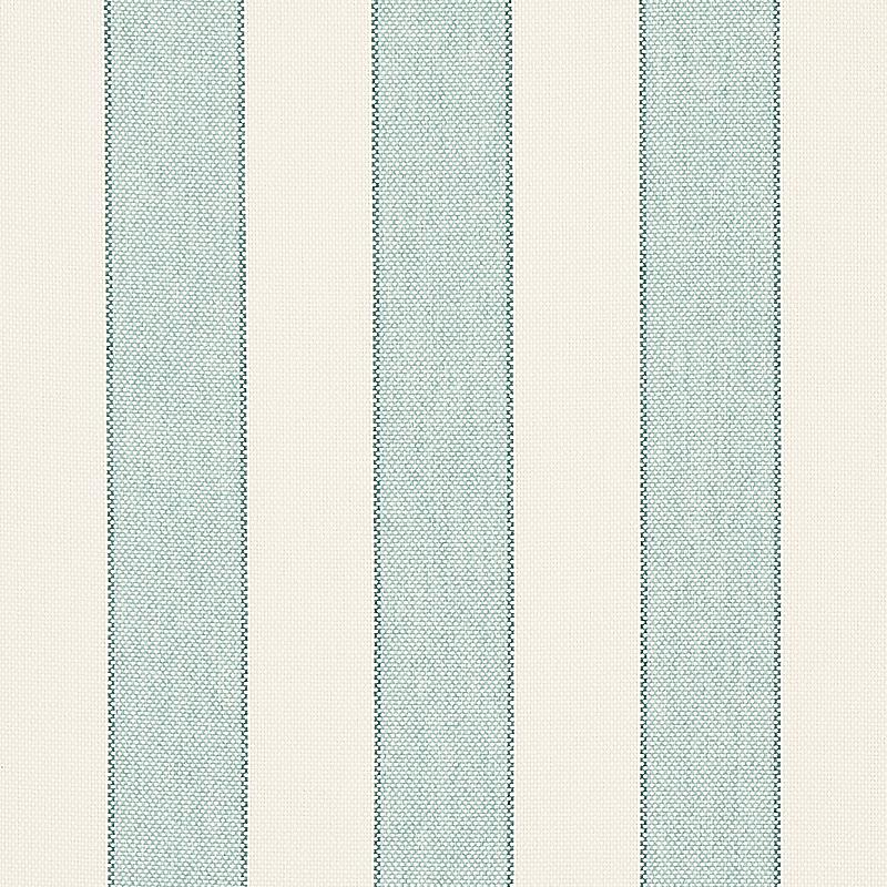 Schumacher Blumont Stripe Indoor/Outdoor Aqua Fabric