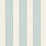 Schumacher Blumont Stripe Indoor/Outdoor Aqua Fabric